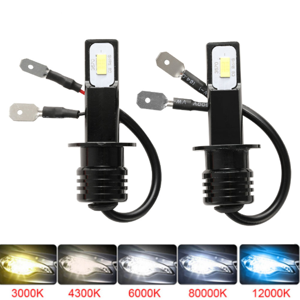 Led Headlight Bulb H7 20000Lm - 2 ampoules LED H1 H3 H4