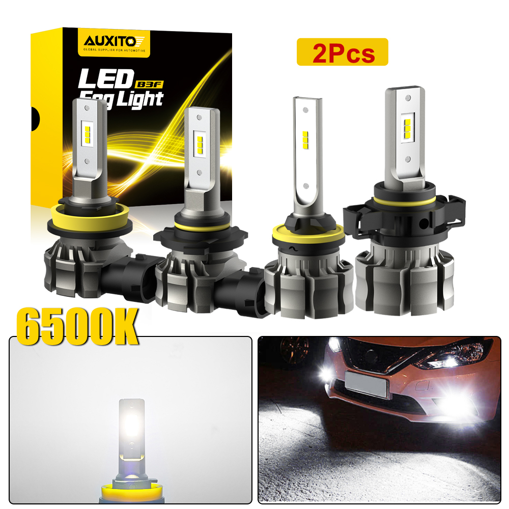 Led Fog Light H11 3000K Yellow - AUXITO 2 pièces CANBUS H8 H11