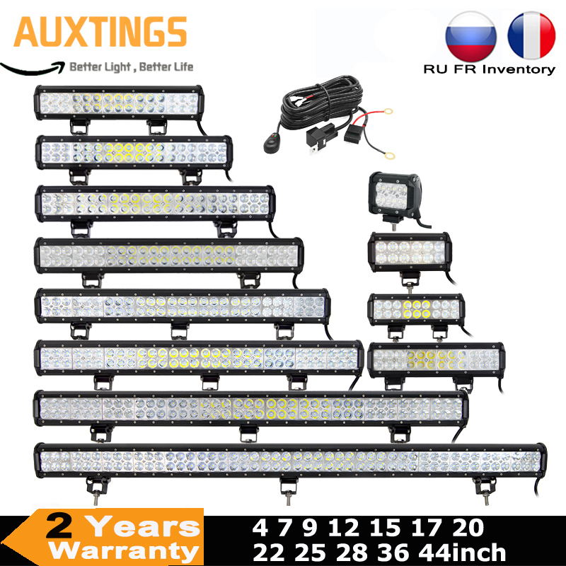 Led Work Light Bar 12 Inch Offroad - Barre lumineuse LED 4 7 9