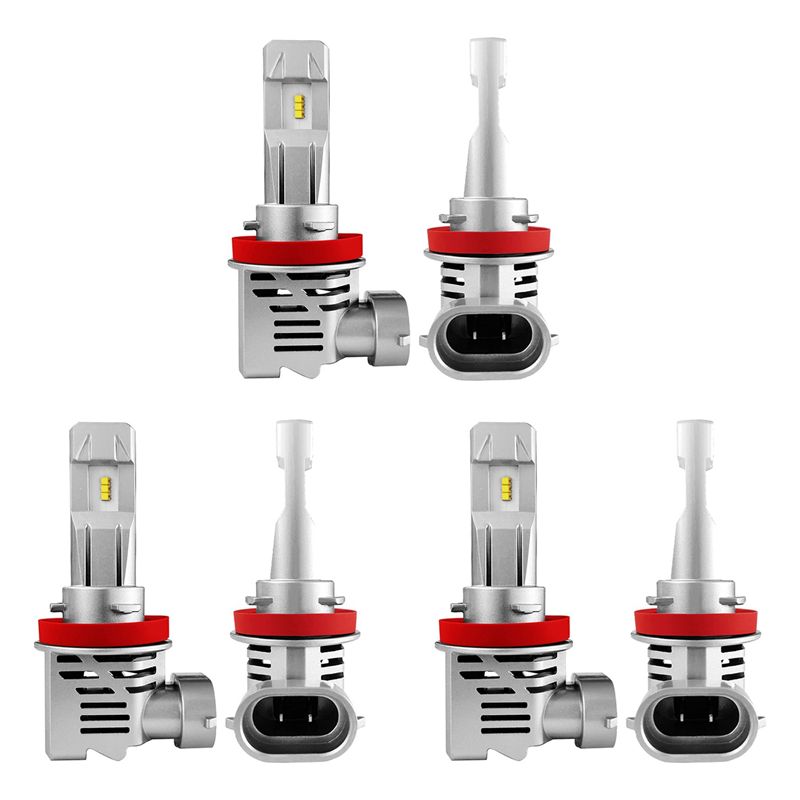 Led Headlight 6500K White 12000Lm - Ampoules de phares LED Ingenious-H11 H8