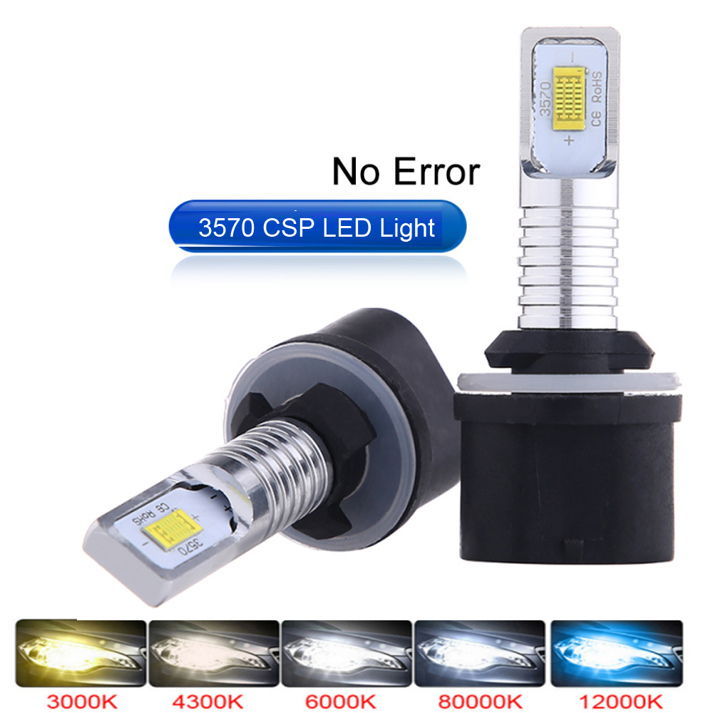Led Headlight 6500K White 12000Lm - 2 pièces H27 LED 881 LED
