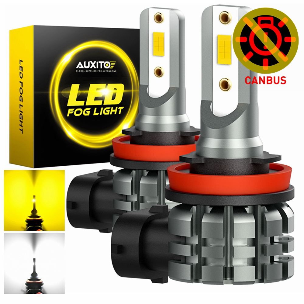 Led Fog Light H11 3000K Yellow - AUXITO – ampoule LED antibrouillard H11