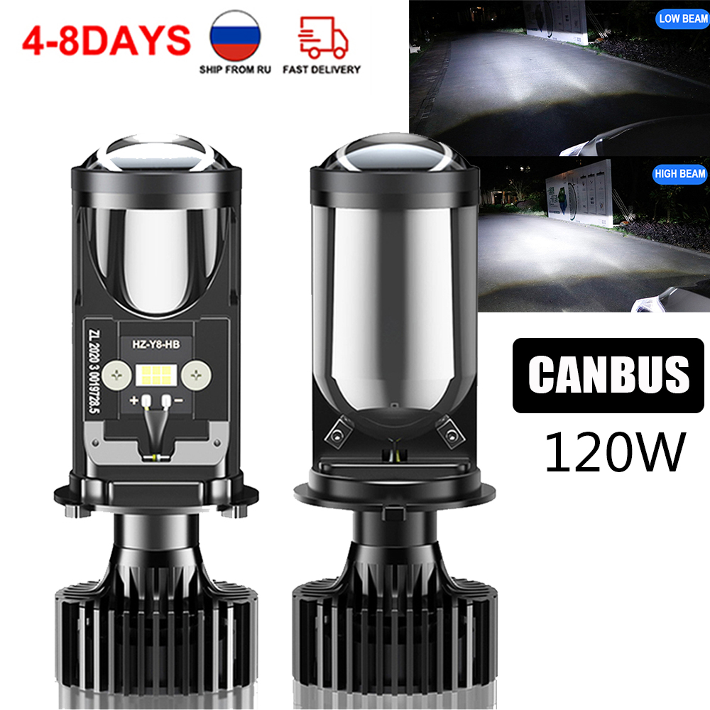 Led Headlight H4 Hi Lo 120W - Projecteur de lumière de sauna à