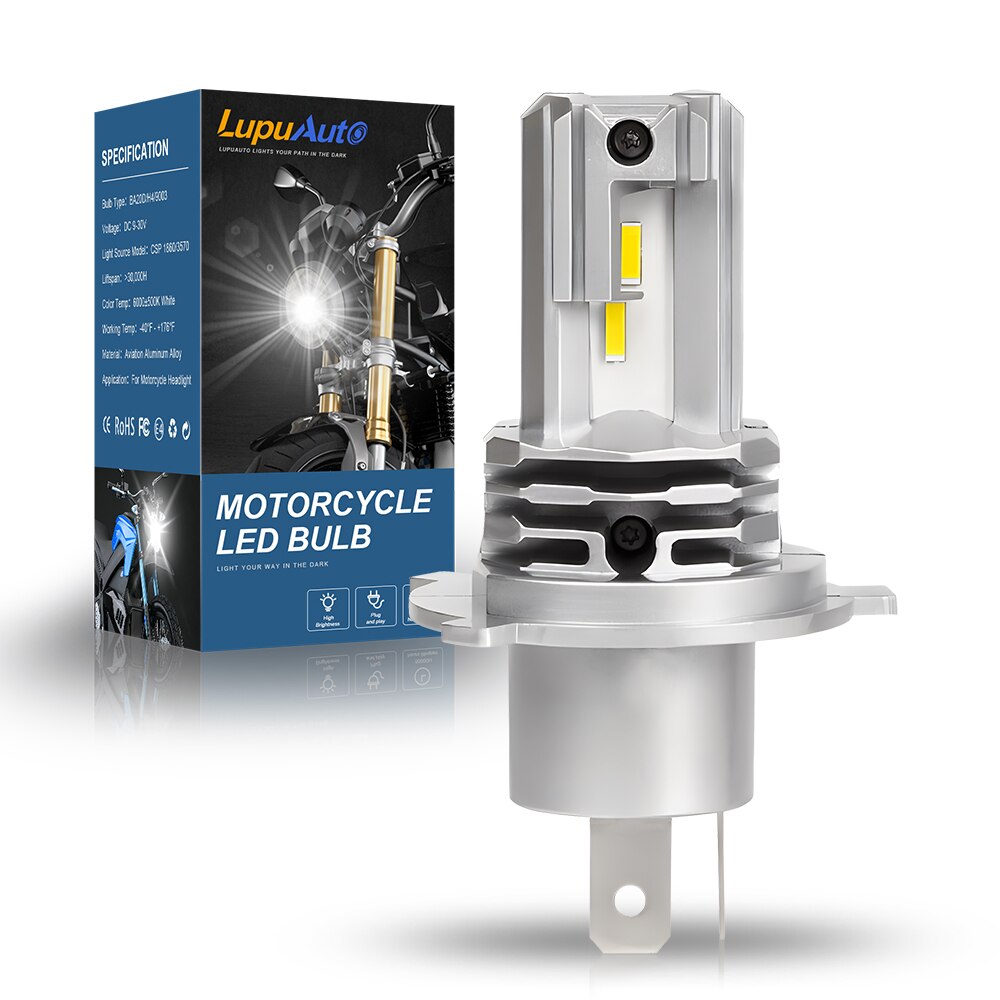 Motorcycle Led Headlight Bulb H4 - Ampoule de sauna LED H4 CSP