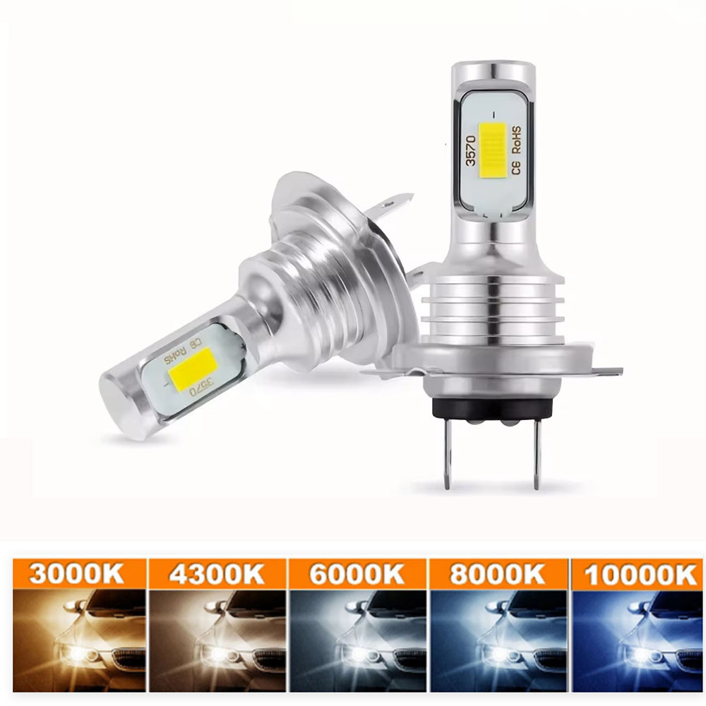 Led Headlight Bulb H7 20000Lm - 2 ampoules LED H7 H4 8000K