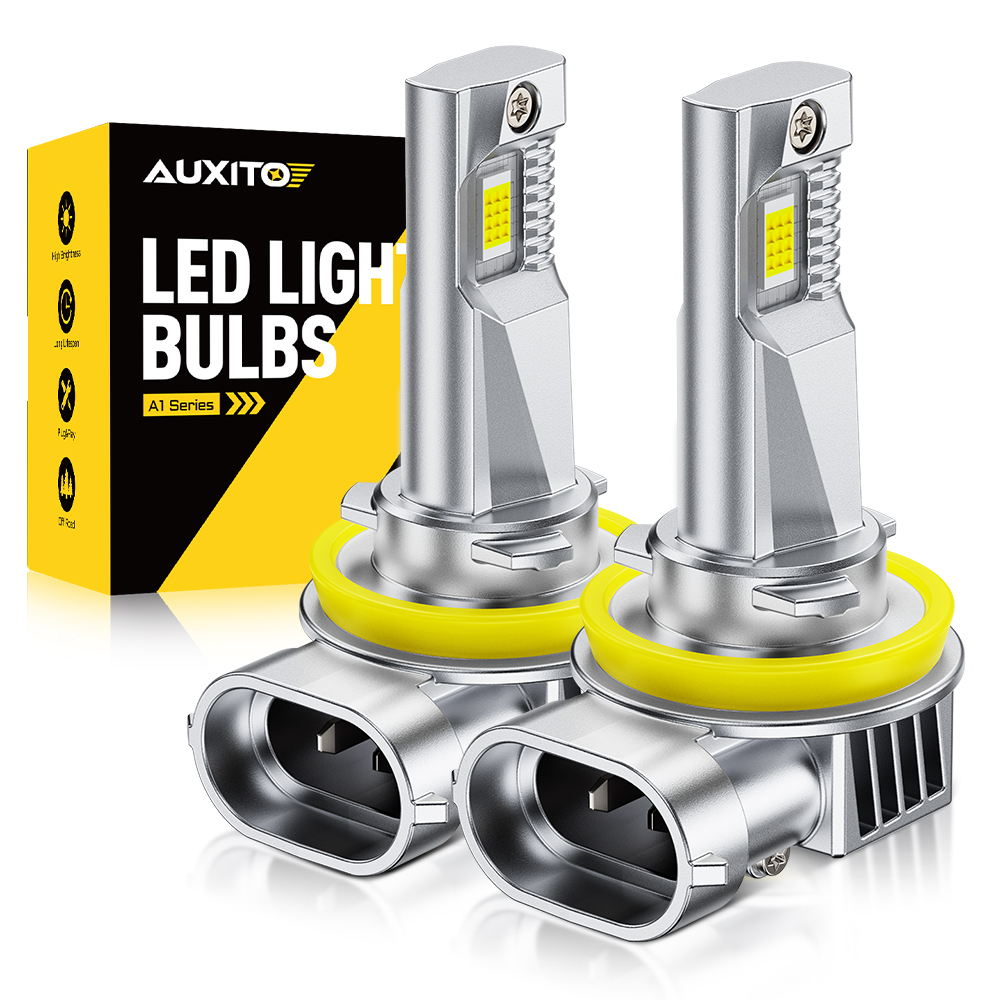 Led Headlight 6500K White 12000Lm - AUXITO 2 pièces 12000LM H11 H8