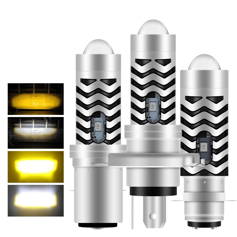 Motorcycle Led Headlight Bulb H4 - 1 pièce, ampoule LED H4 P15D