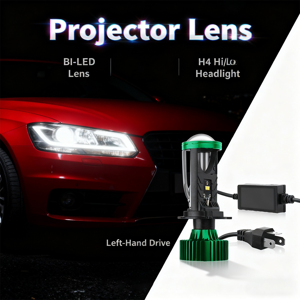 Led Headlight H4 Hi Lo 120W - 1/2 pièces 120W lampe H4 LED