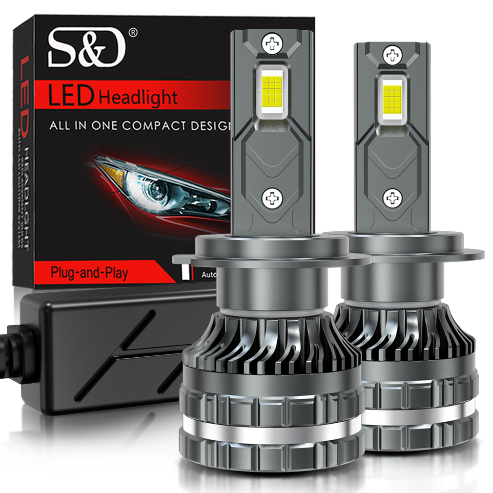 Car Led Bulb H1 H3 H8 H11 - Ampoules de phares de voiture Canbus