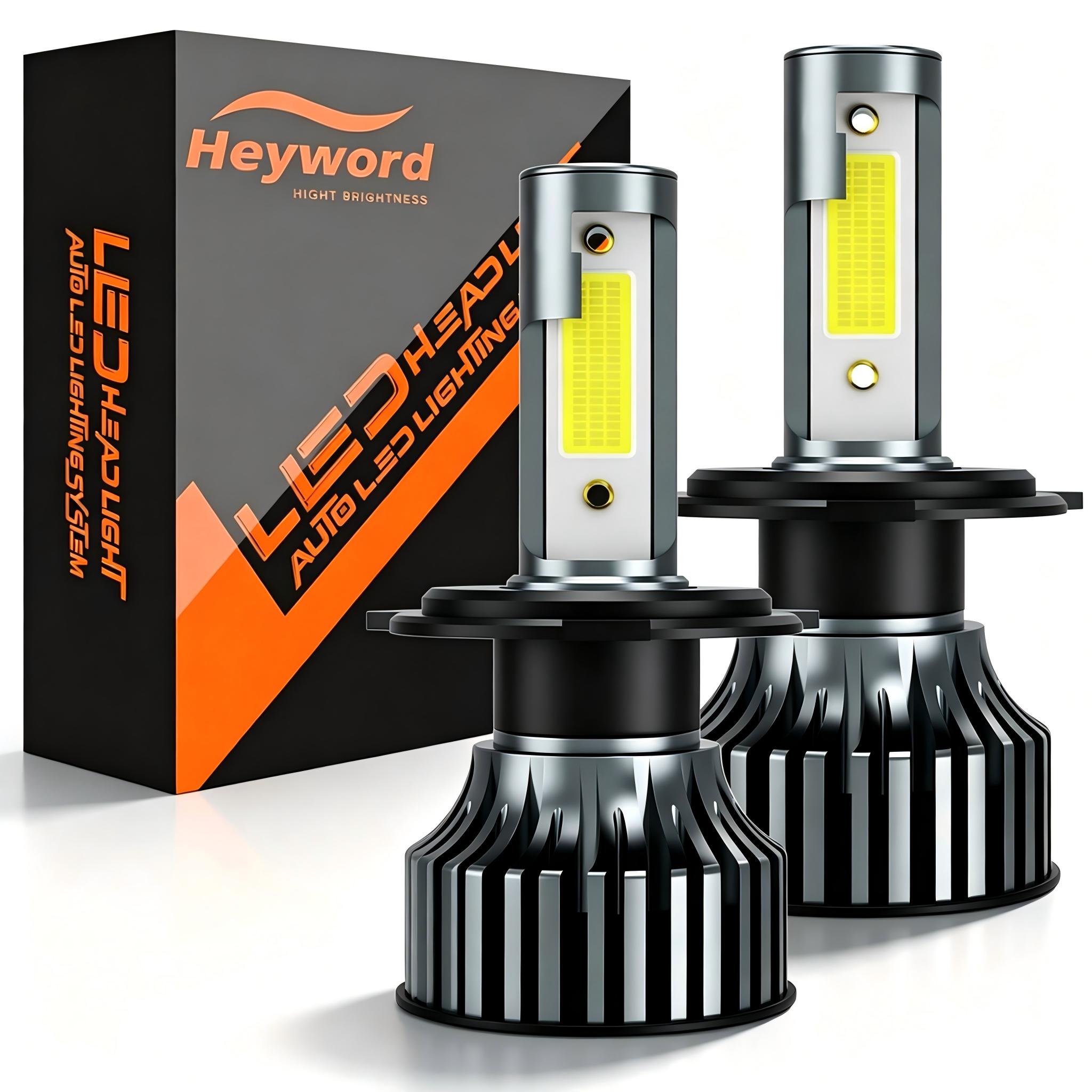 Heyword 2 pièces ampoules LED  - Car Led Bulb H1 H3 H8 H11 avis et prix