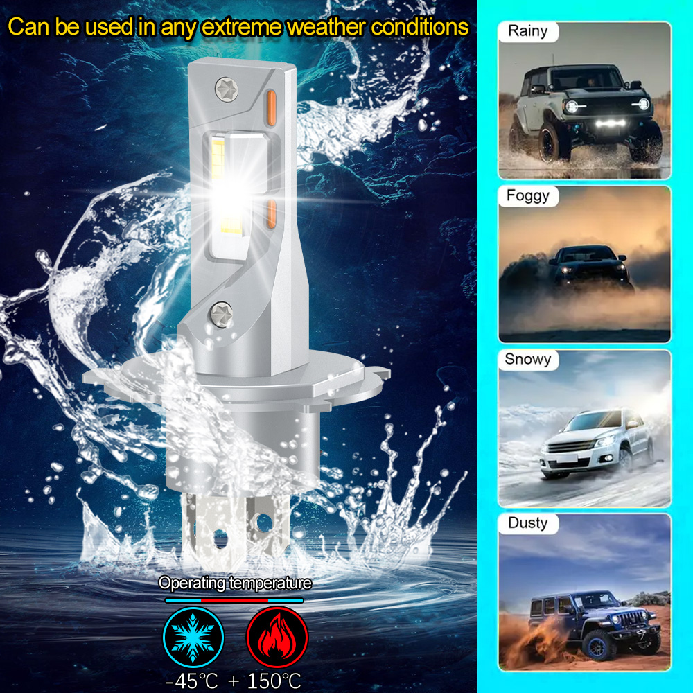 Ampoule de phare de moto LED C - Motorcycle Led Headlight Bulb H4 avis et prix