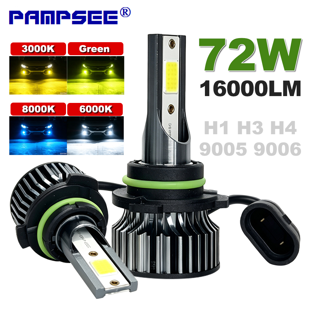 Ampoule LED 72W 16000LM pour p - Car Led Bulb H1 H3 H8 H11 avis et prix