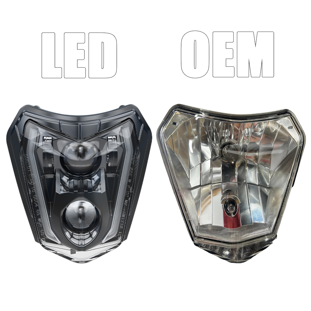 Phare LED pour moto KTM 690 SM - Motorcycle Led Headlight Bulb H4 avis et prix