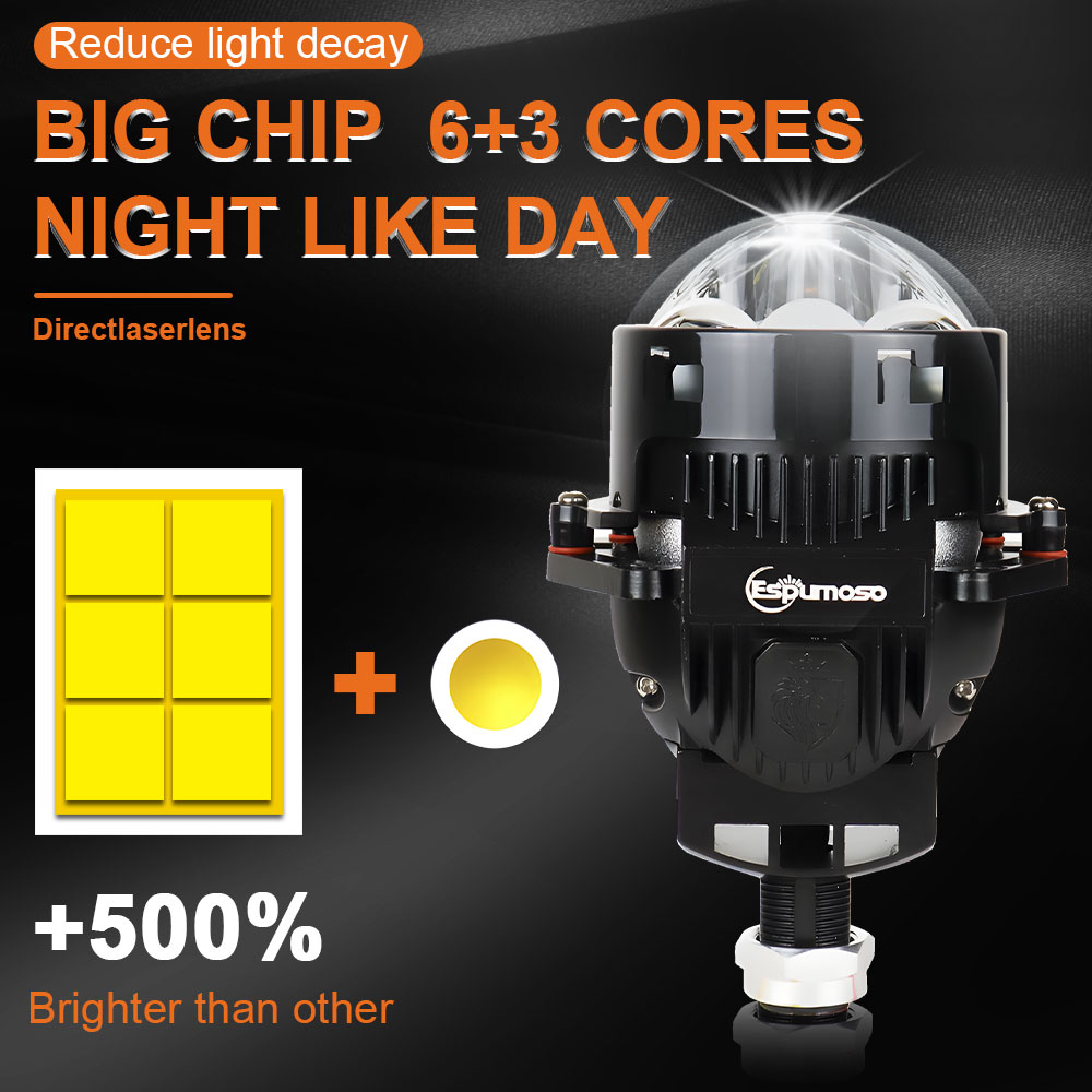 Ampoule de phare projecteur la - Bi Led Projector Lens 3 Inch avis et prix