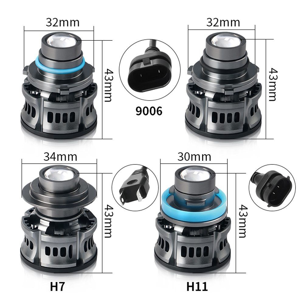 Ampoules de phares laser autom - Car Led Headlight 9005 9006 avis et prix