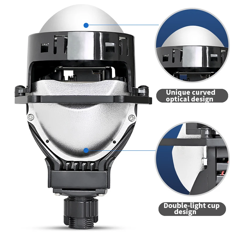 Lentilles de projecteur Bi LED - Bi Led Projector Lens 3 Inch avis et prix