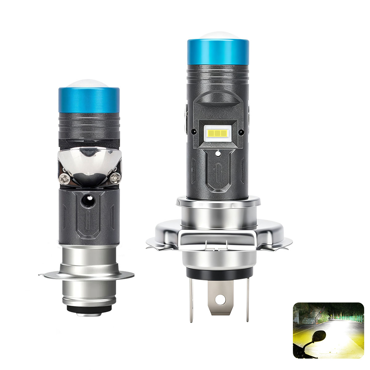 Ampoule LED H4 P15D pour phare - Motorcycle Led Headlight Bulb H4 avis et prix