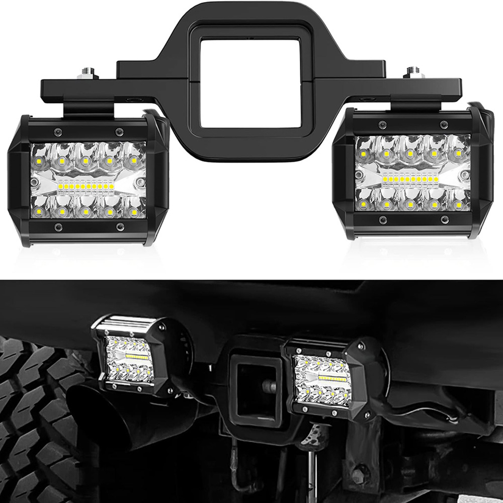 2 pièces dosettes de lumière d - Led Work Light Bar 12 Inch Offroad avis et prix