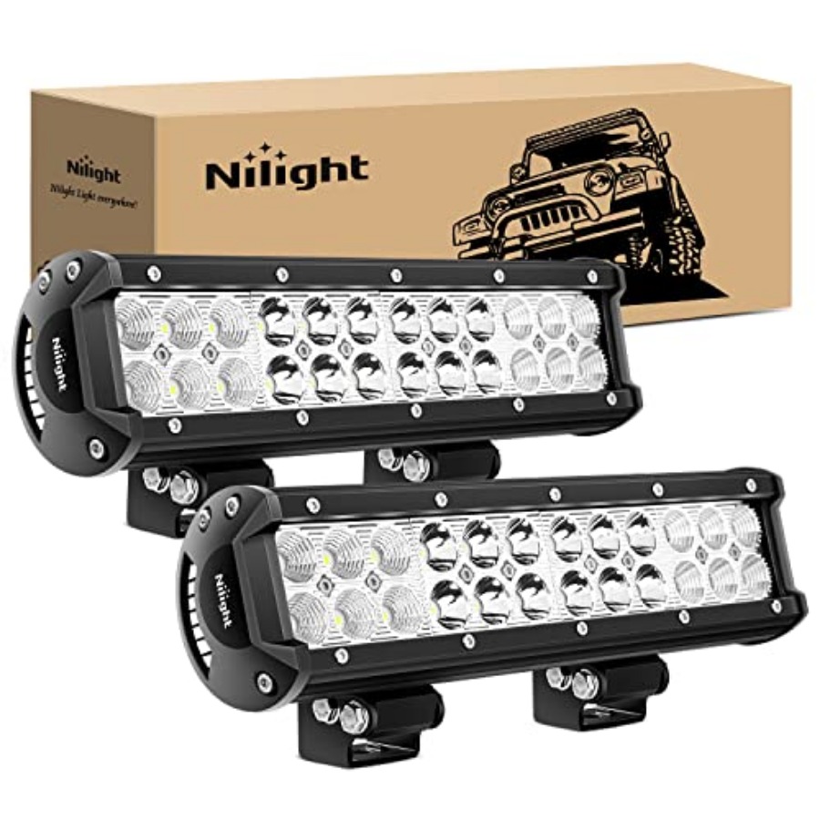 Barre lumineuse LED 2 pièces 1 - Led Work Light Bar 12 Inch Offroad avis et prix