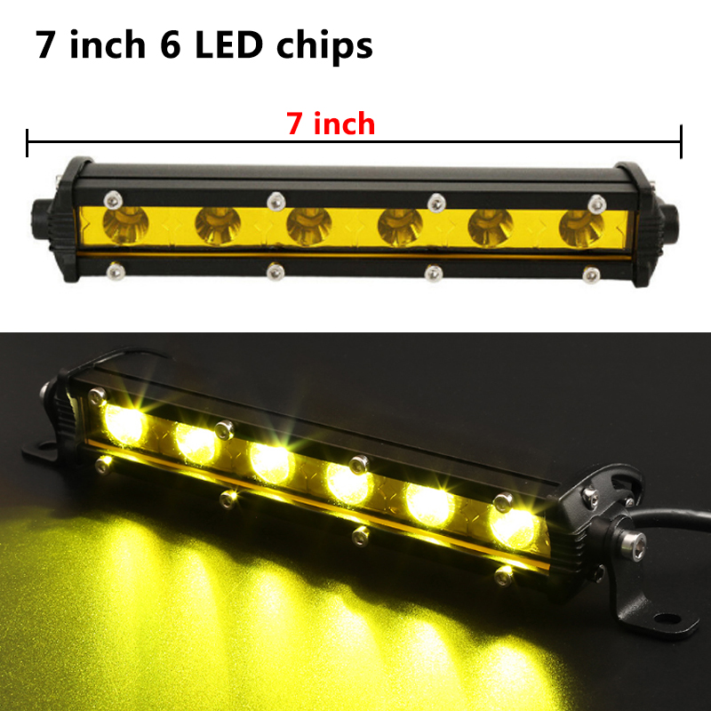 Lampe de travail jaune citron, - Led Work Light Bar 12 Inch Offroad avis et prix