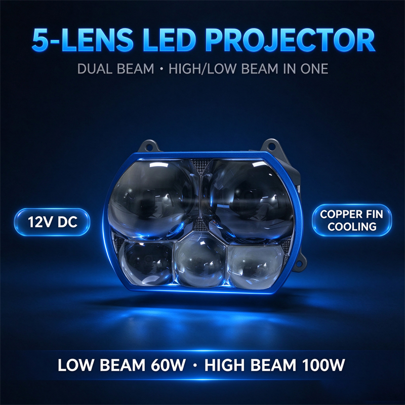 Phares LED à cinq lentilles 32 - Laser Led Headlight Projector Lens avis et prix