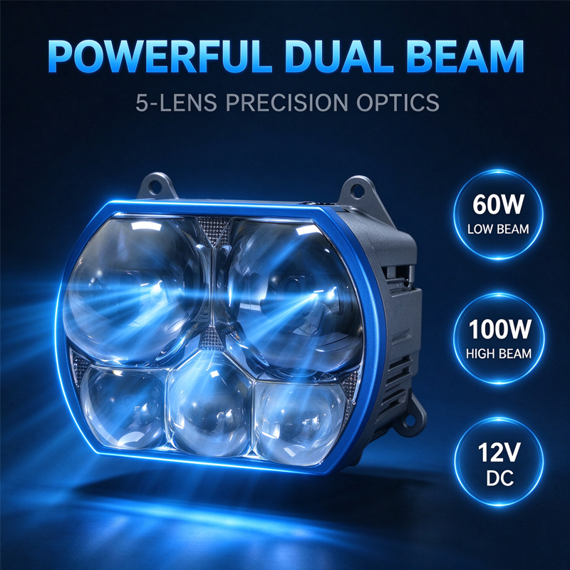 Phares LED à cinq lentilles 32 - Laser Led Headlight Projector Lens avis et prix