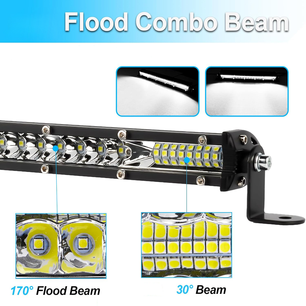 Barre lumineuse LED ultra-fine - Led Work Light Bar 12 Inch Offroad avis et prix