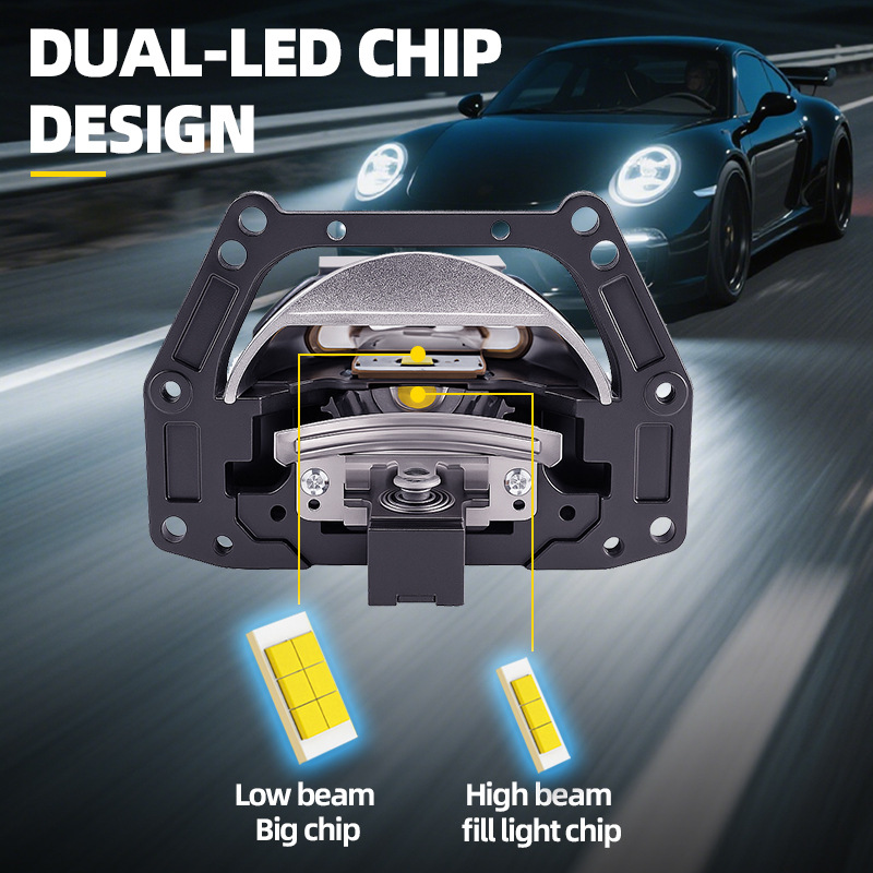 NXY LK8S Phare de voiture à le - Led Headlight H4 Hi Lo 120W avis et prix