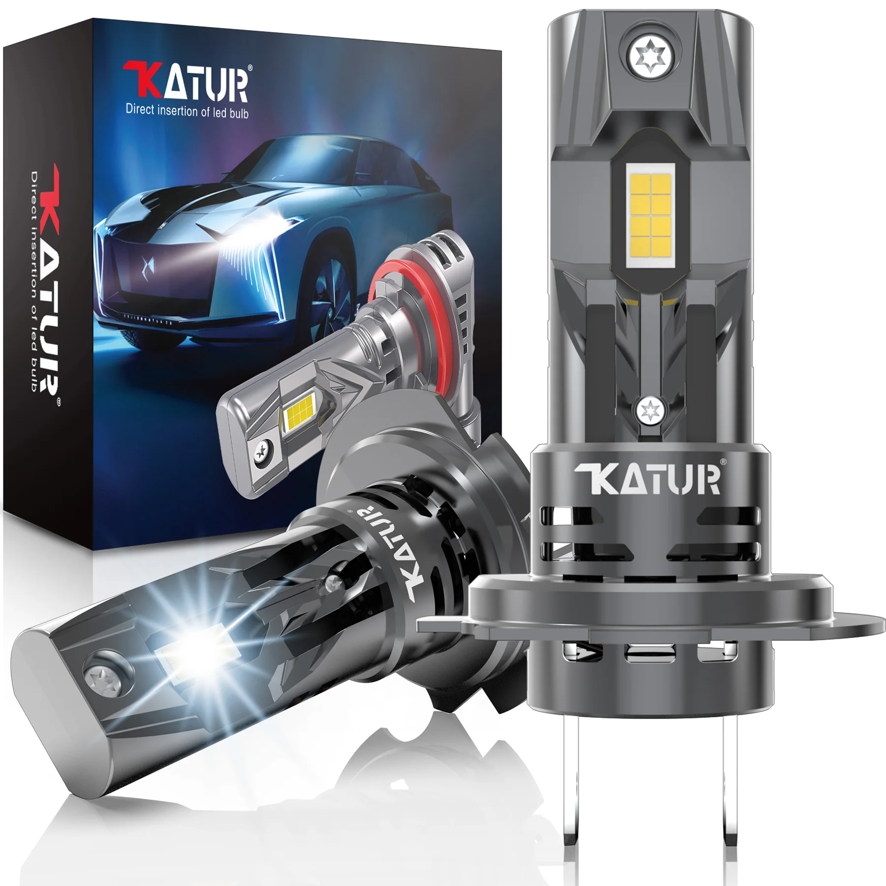 Katur-Ampoule de voiture LED C - Led Headlight Bulb H7 20000Lm avis et prix