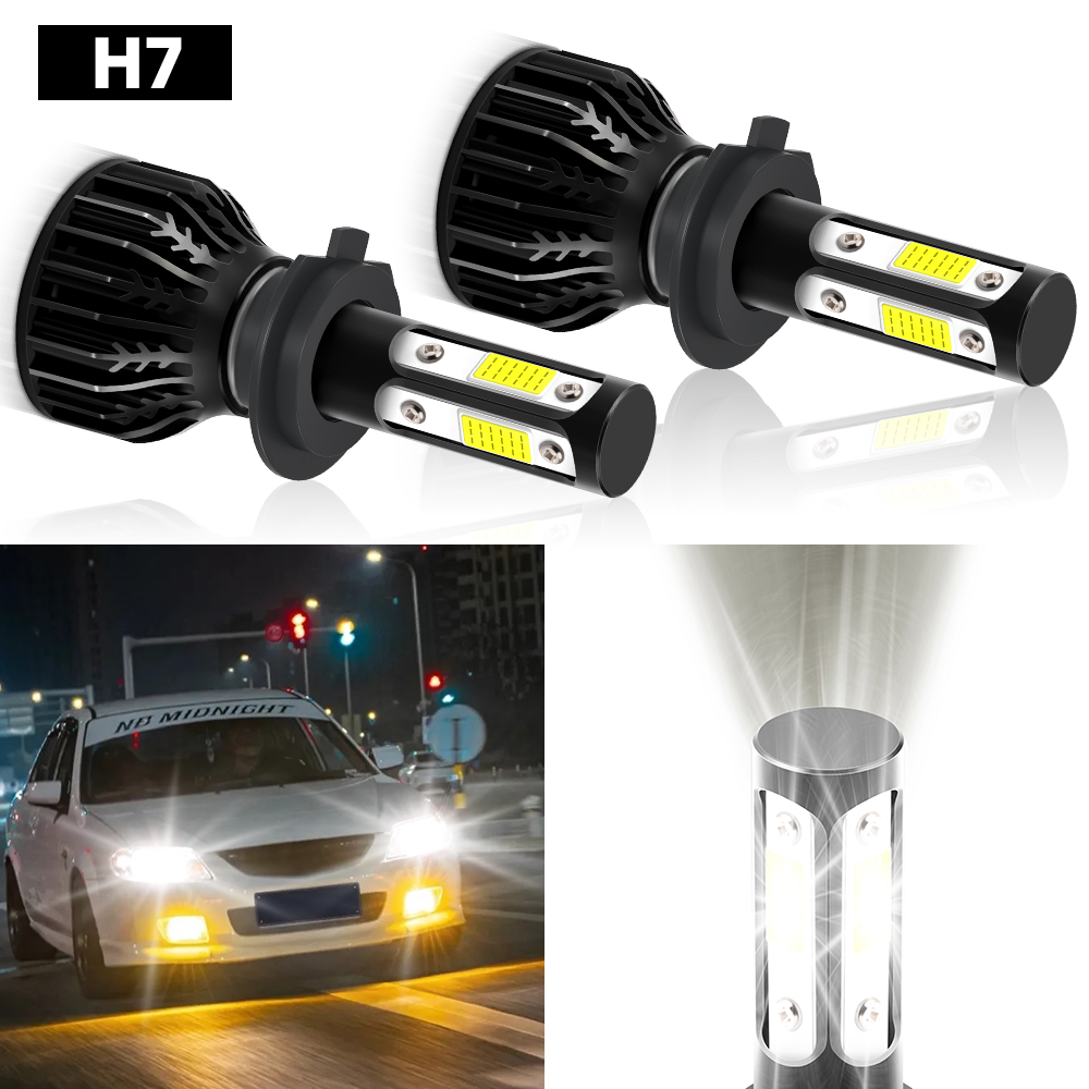 Ampoules de phares LED H7 pour - Led Headlight 6500K White 12000Lm avis et prix