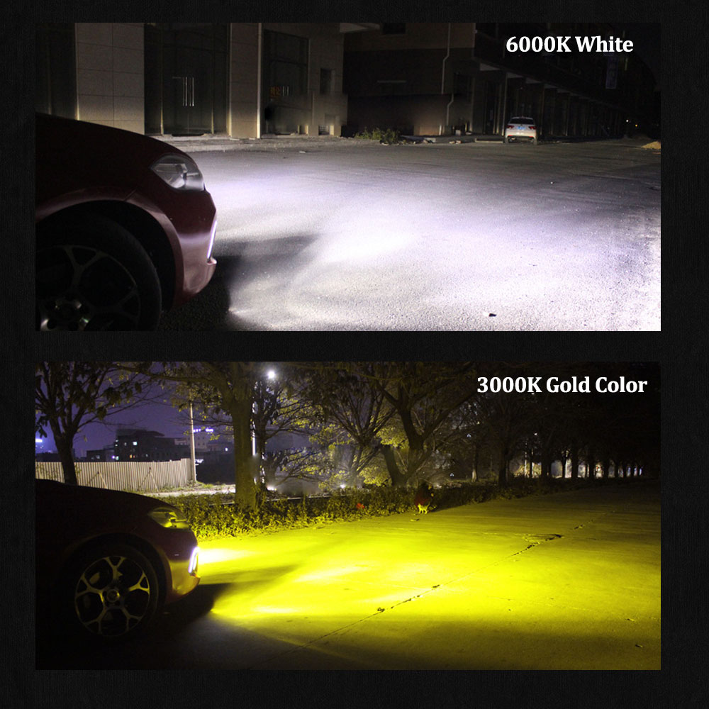 AUXITO-Ampoule antibrouillard  - Led Fog Light H11 3000K Yellow avis et prix