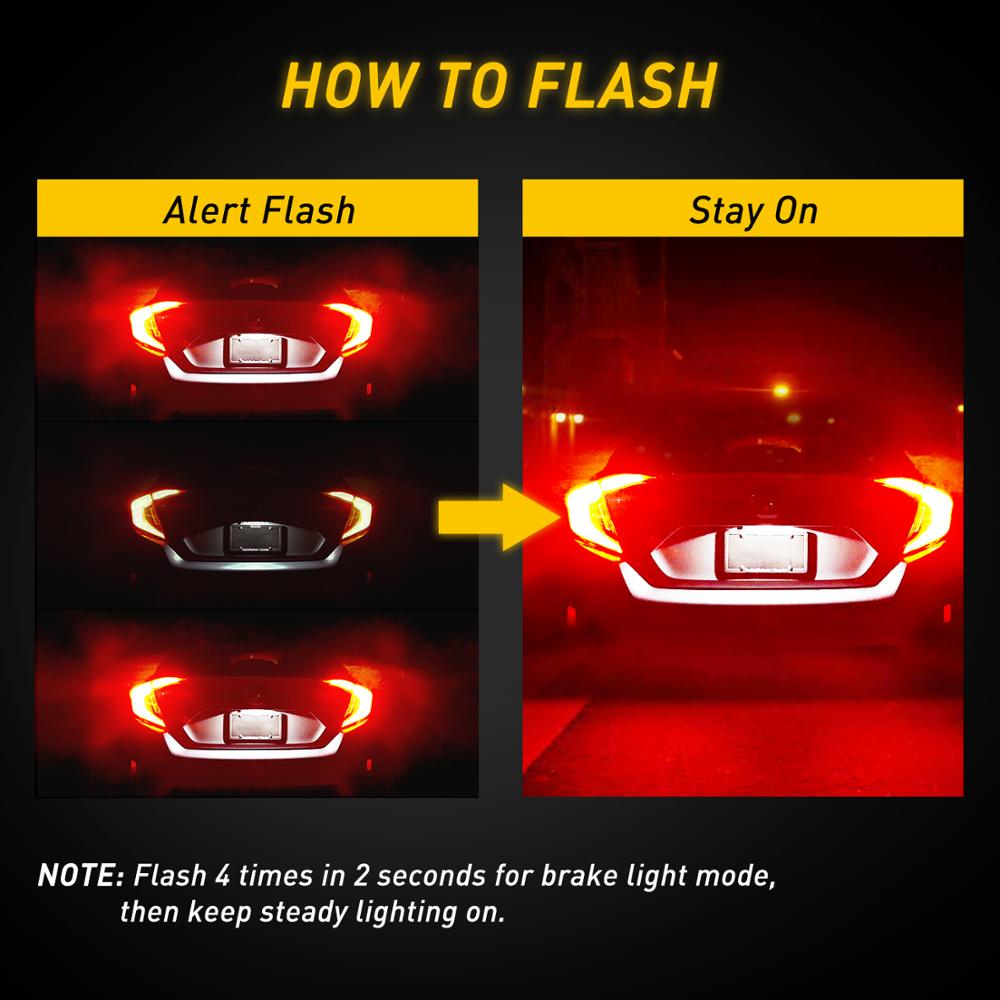 Lumière LED stroboscopique fla - Led Tail Light Bulb Canbus avis et prix