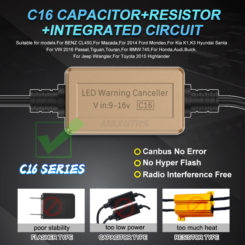 Adaptateur de faisceau Canbus  - Car Led Headlight 9005 9006 avis et prix