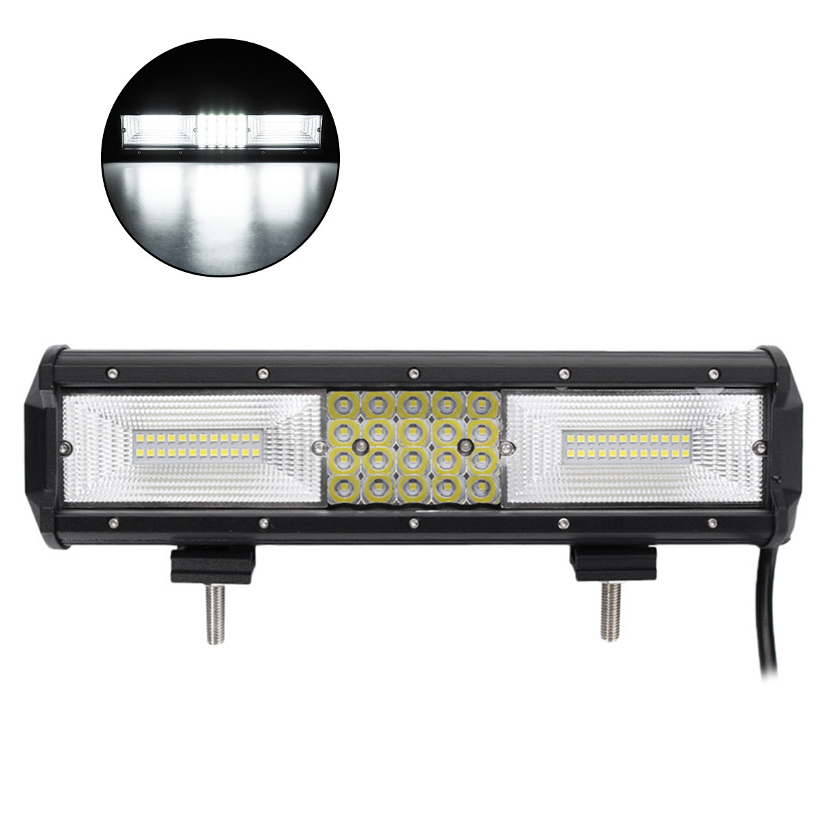 Barre lumineuse simple rangée  - Led Work Light Bar 12 Inch Offroad avis et prix