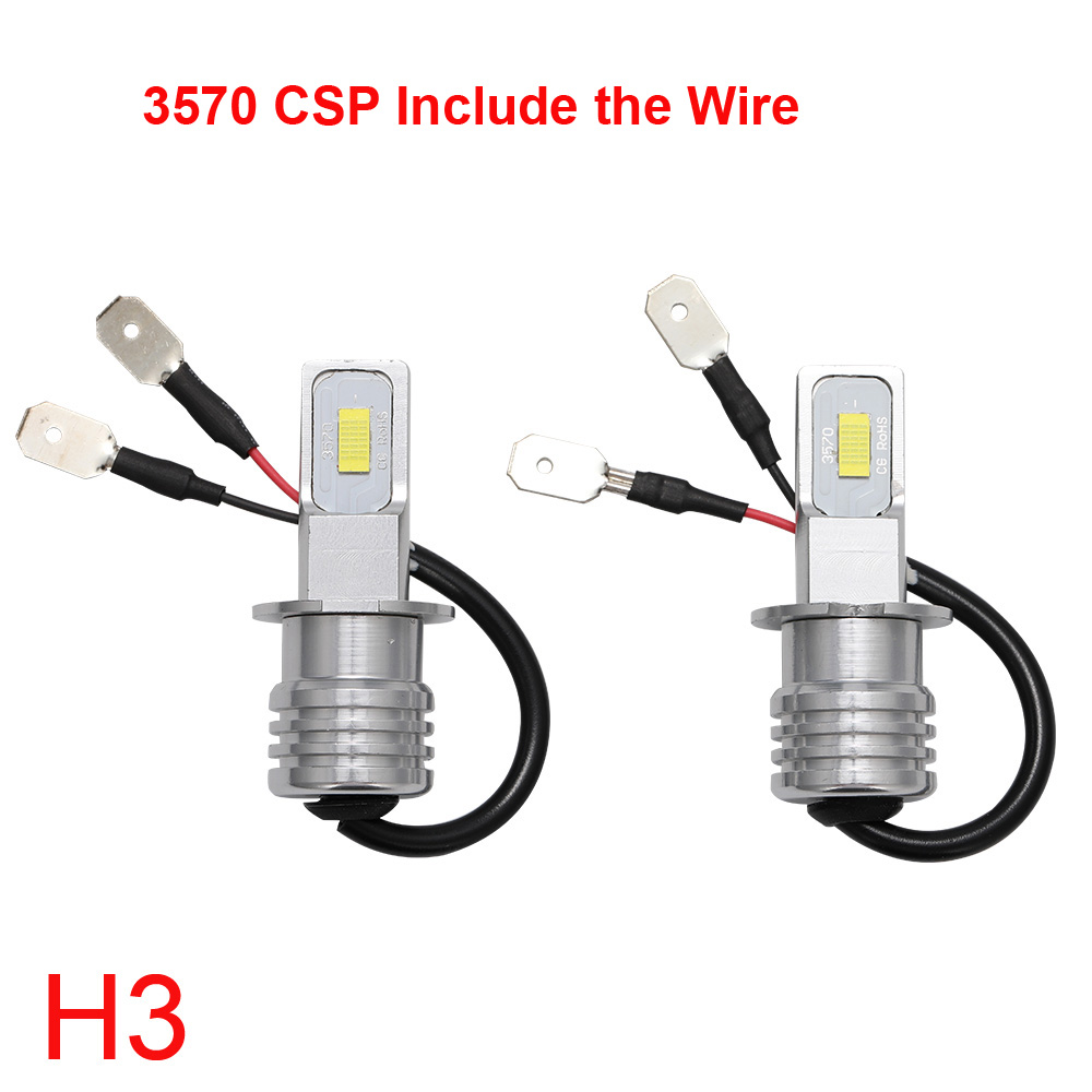 2 pièces H7 CSP Mini LED H4 H1 - Led Headlight Bulb H7 20000Lm avis et prix