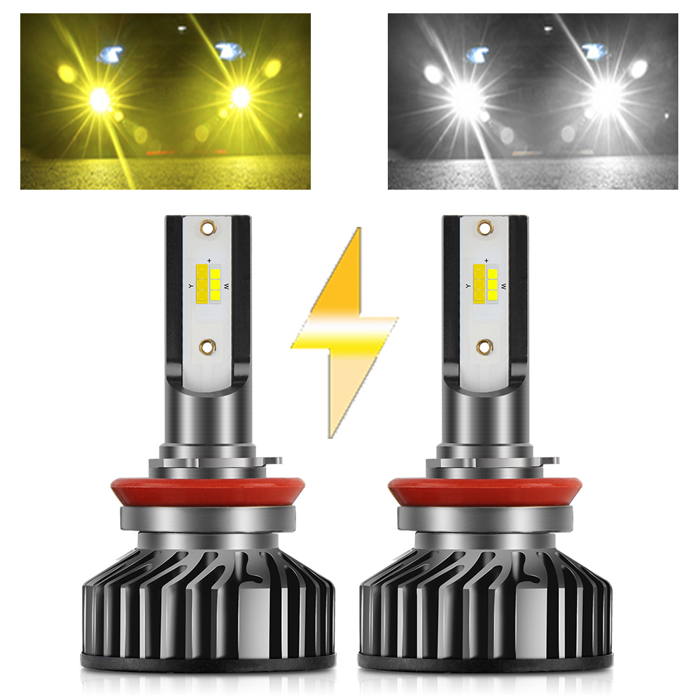 BraveWAY Strobe H11 LED Ampoul - Led Fog Light H11 3000K Yellow avis et prix
