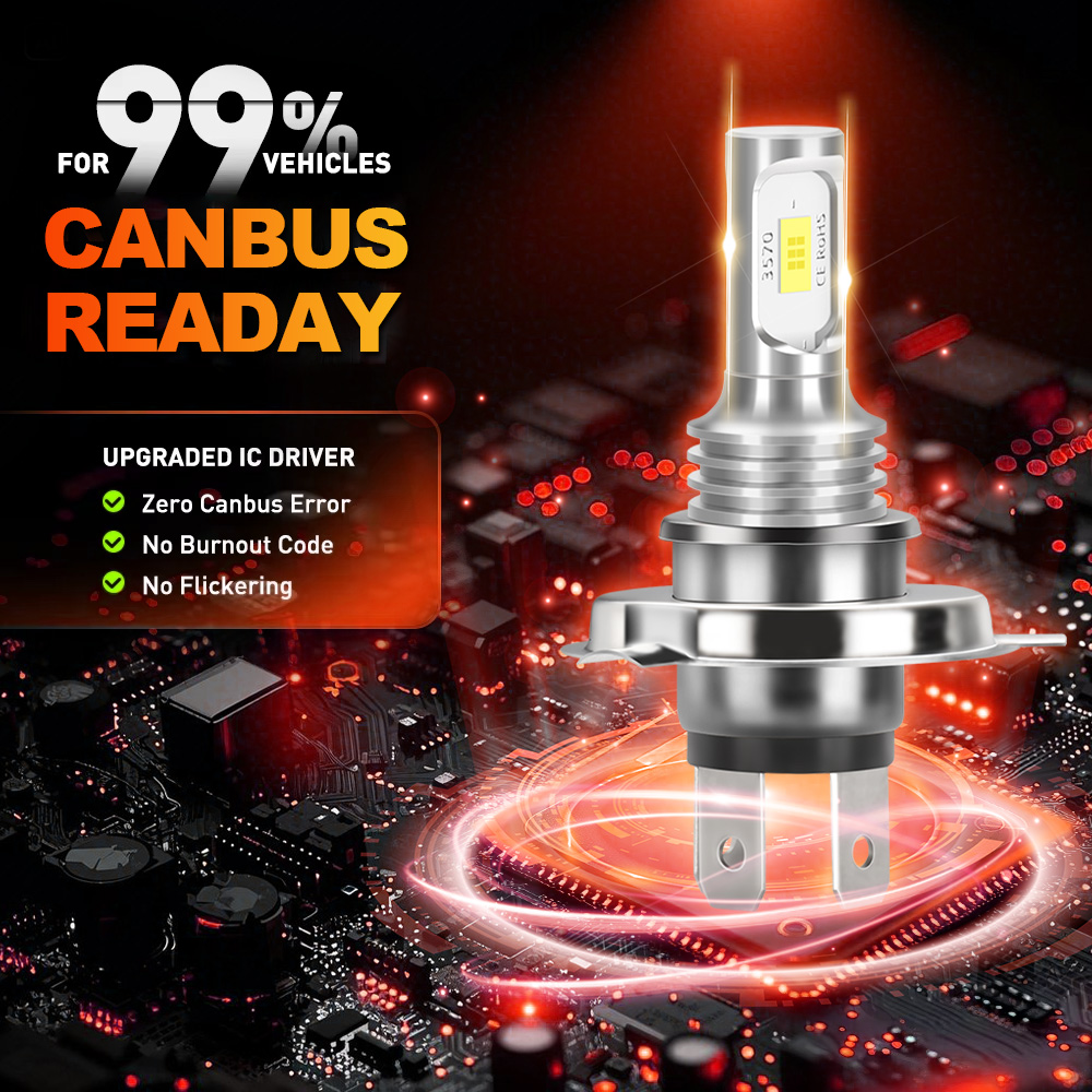 Ampoule de phare de Moto LED H - Motorcycle Led Headlight Bulb H4 avis et prix