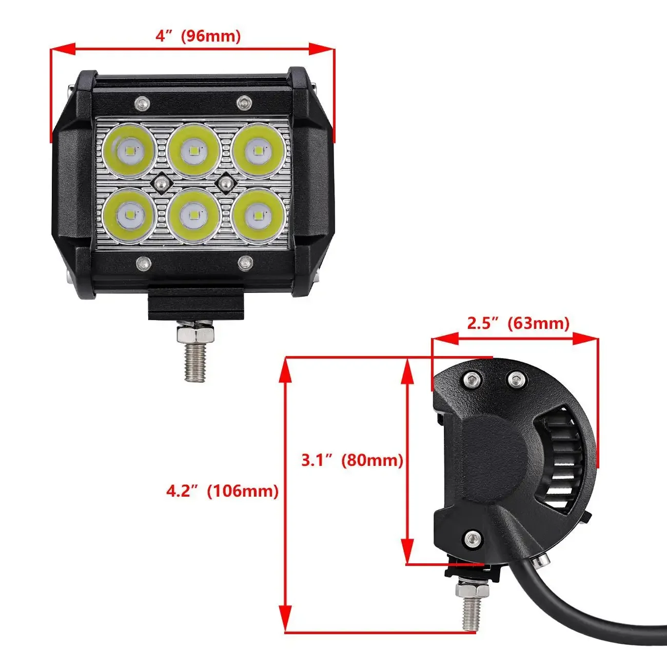 Barre lumineuse de travail à L - Led Work Light Bar 12 Inch Offroad avis et prix