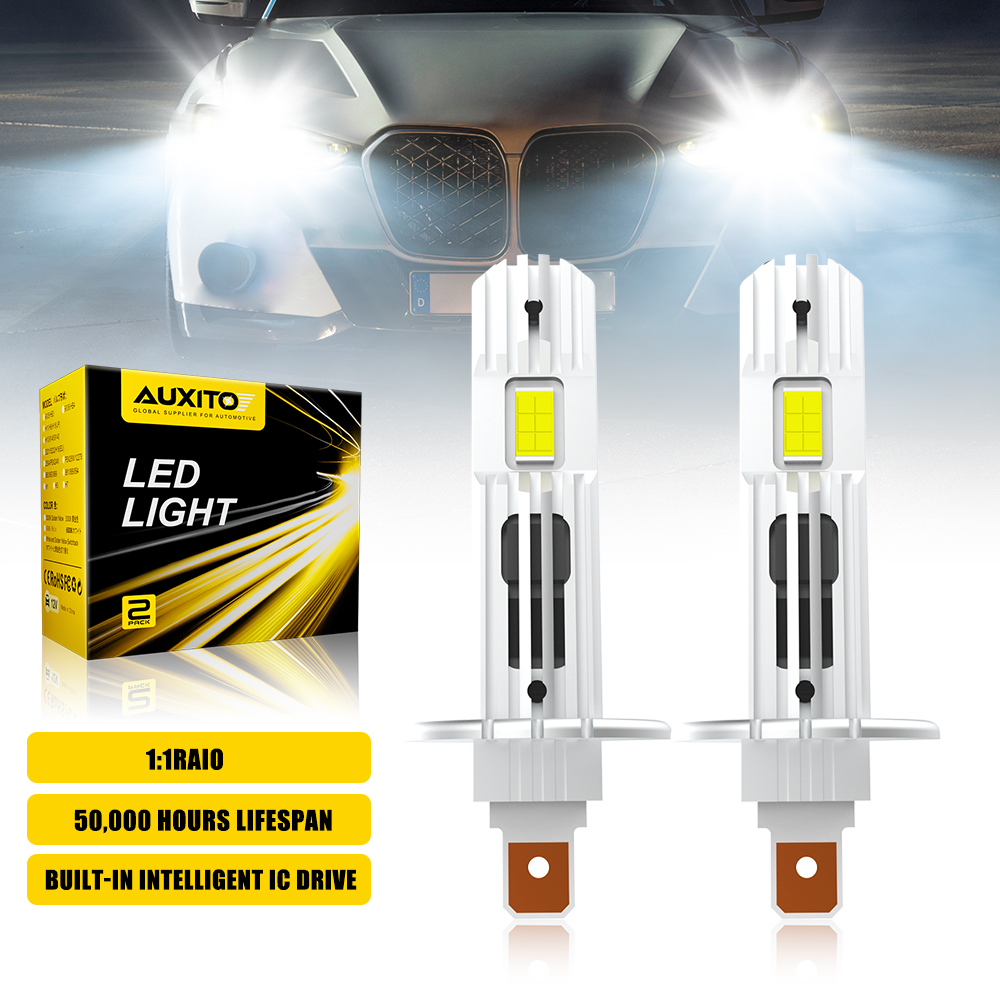AUXITO 2 ampoules LED H1 12000 - Led Headlight 6500K White 12000Lm avis et prix