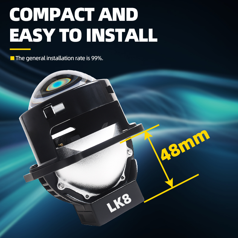 SANVI voiture LK8 Bi LED proje - Car Led Headlight 9005 9006 avis et prix